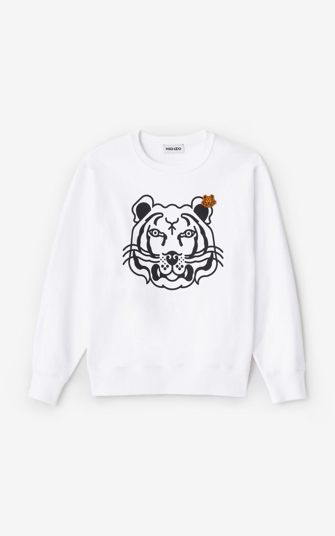 Kenzo K Tiger Ženska Puloverji Bela SI-2661576